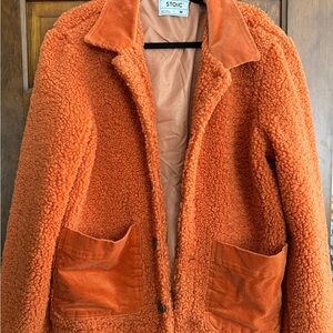 Stoic Women's Orange Sherpa Jacket